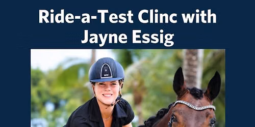 Ride-a-Test clinic with Jayne Essig