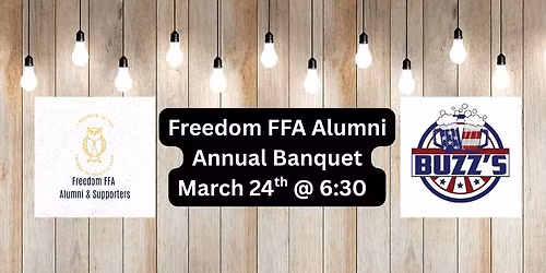 Freedom FFA Alumni Annual Banquet & Auction