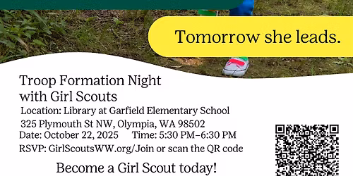 Discover Girl Scouts this Fall at Centennial, in Olympia!