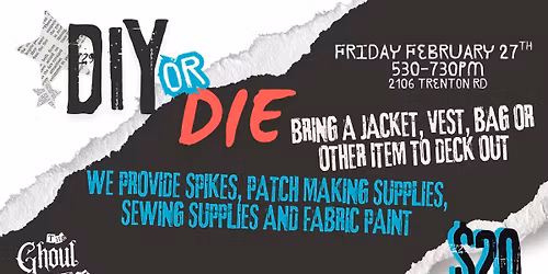 DIY or DIE Battle vest\/jacket