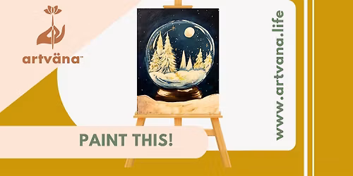 Artvana Holiday Paint & Sip at Bainbridge Island Vineyards  December 2025