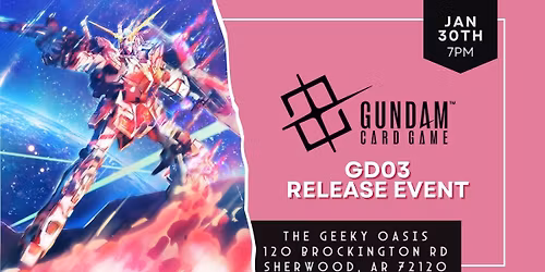 Gundam Card Game GD03 Release Event