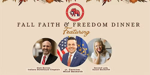Madison County Republican Party Fall Faith & Freedom Dinner
