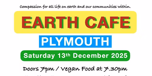 Earth Caf\u00e9 13th December 2025