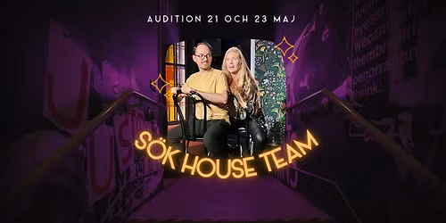 Audition till houseteam 2026\/27 - L\u00d6RDAG