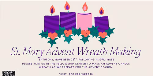 St. Mary Advent Wreath Making