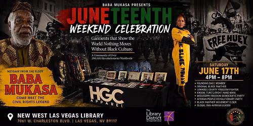 Juneteenth Pop-Up Experience & Meet  Civil Rights Leader Baba Mukasa