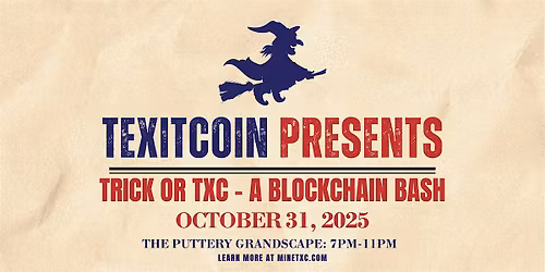 TEXITcoin Presents: Trick or TXC - A Blockchain Halloween Bash