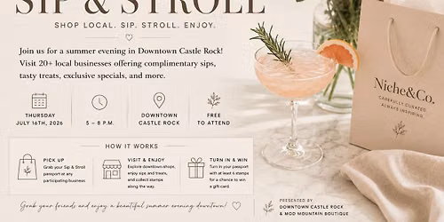 Downtown Castle Rock Sip&Stroll
