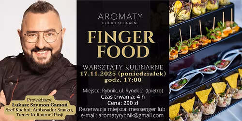 FINGER FOOD - warsztaty kulinarne
