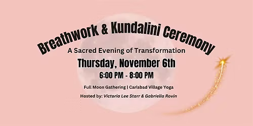 Full Moon Breathwork & Kundalini Ceremony