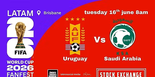 Uruguay Vs Saudi Arabia FIFA World Cup 2026 Fanfest