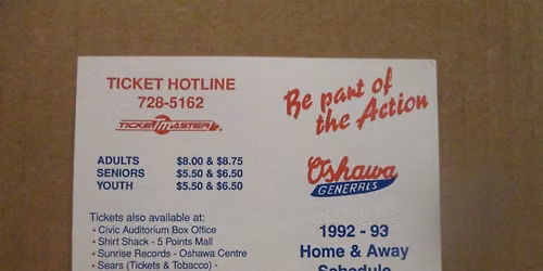 Oshawa Generals at Ottawa 67s at TD Place