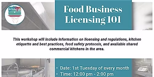 Food Business Licensing 101 (December Session)