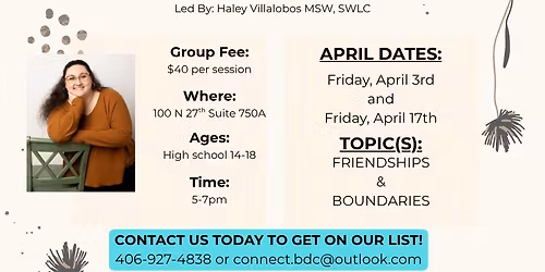 Teen Calm Collective - Teen Support Group at Beautiful Directions Counseling