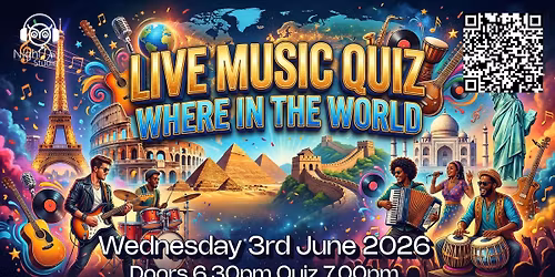 SOLD OUT! Live Music Quiz - Where in the World