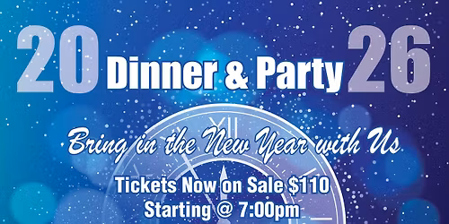 New Years Dinner and Party At the Black Dog Pub