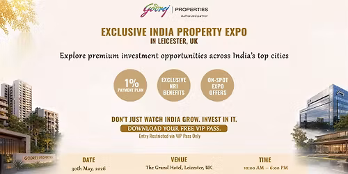 India Property Expo Leicester 2026 | Indian Real Estate Investment Event UK