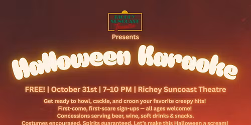 Free Halloween Karaoke @ Richey Suncoast Theatre