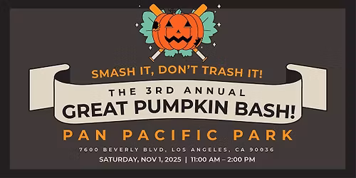 The 3rd Annual Great Pumpkin Bash
