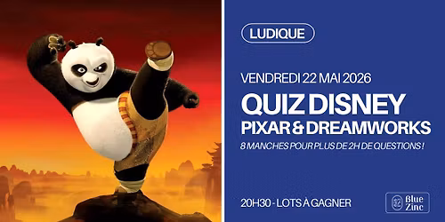 QUIZ DISNEY, PIXAR & DREAMWORKS \u2022 Blue Zinc