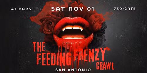 Feeding Frenzy Halloween Bar Crawl San Antonio 2025