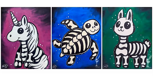 Your Spooky Fuzzy Friends - Family Fun - Paint and Sip in San Antonio | Classpop!\u2122