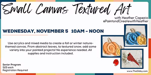 Small Canvas Textured Art