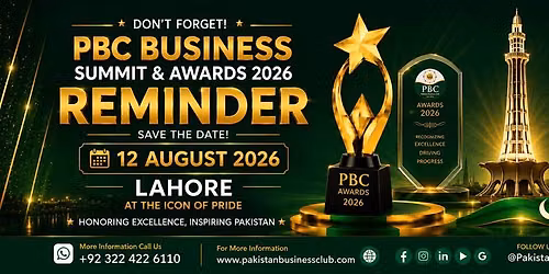 PBC Business Summit & Awards 2026.