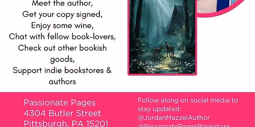 Jordan Mazzei Book Signing at Passionate Pages