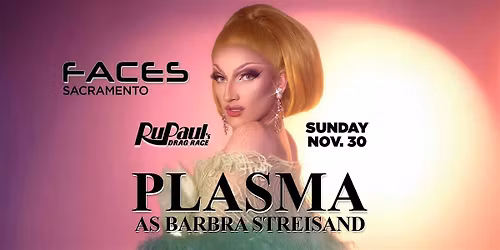 RuPaul's Plasma as Barbra Streisand live at Faces Nightclub