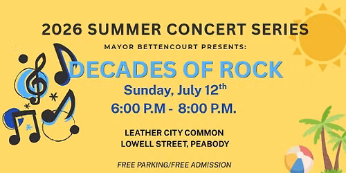 2026 Summer Concert Series: Decades of Rock