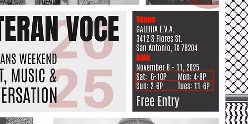 Veteran Voce: A Weekend of Art Music and Conversation