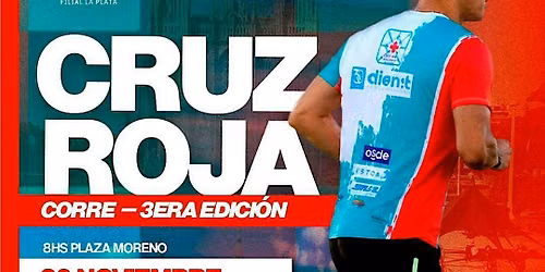 CRUZ ROJA CORRE 2026  - 10K \/ 3K - Plaza Moreno -  La Plata