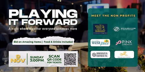 Playing It Forward Annual Nonprofit Gala: A Day at the Races