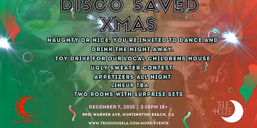 DISCO SAVED X-MAS