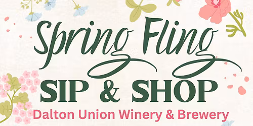 Spring Fling Sip & Shop