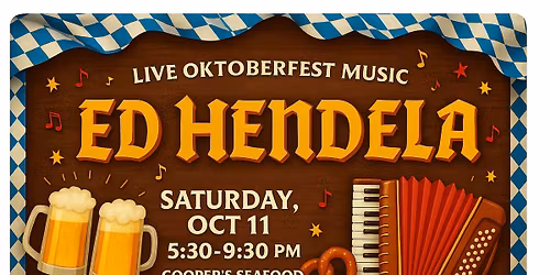 🎶🍺 Oktoberfest with Ed Hendela! 🍺🎶