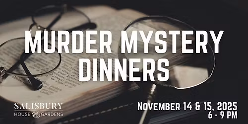 SOLD OUT - Murder Mystery Dinners