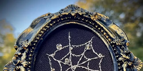 Tiny Webs & Dew Drops: Mini Spider Web Embroidery Art Class