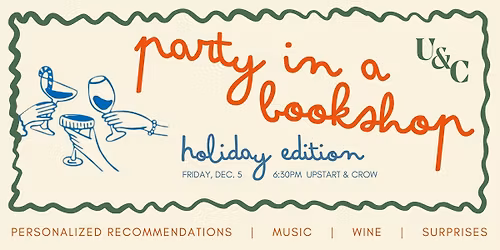 A Holiday Party in a Bookshop!