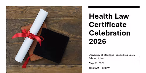 Health Law Certificate Celebration
