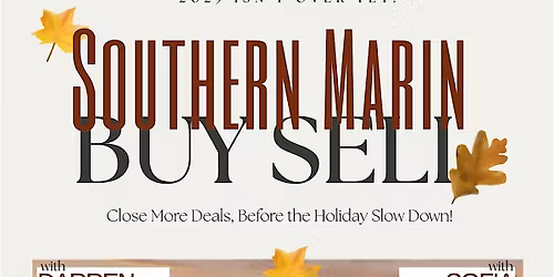 November Southern Marin Buy\/Sell