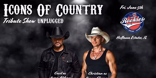 Unplugged tributes to Kenny Chesney and Jason Aldean of Icons Of Country