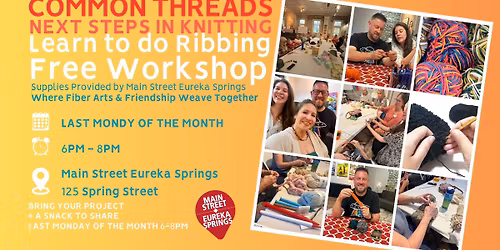 Free Knitting Workshop + Learn to Make Ribbing