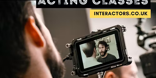 Introduction to Screen Acting 4 sessions - November \u00a370