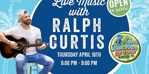 Live Music Thursdays: Ralph Curtis