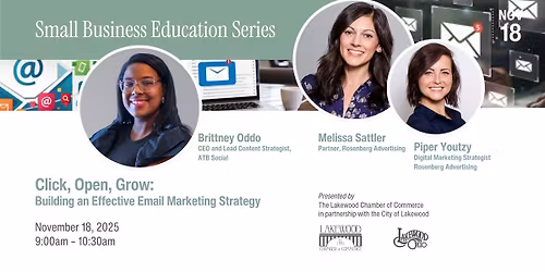 Small Business Education Series: Click, Open, Grow: Building an Effective Email Marketing Strategy