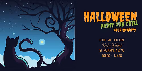 Paint and Chill pour enfants - \u00c9dition Halloween