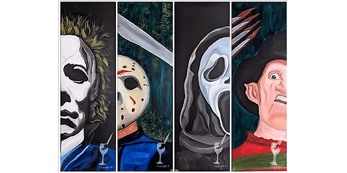 Horror Movie Night Painting - Paint and Sip in Houston | Classpop!\u2122